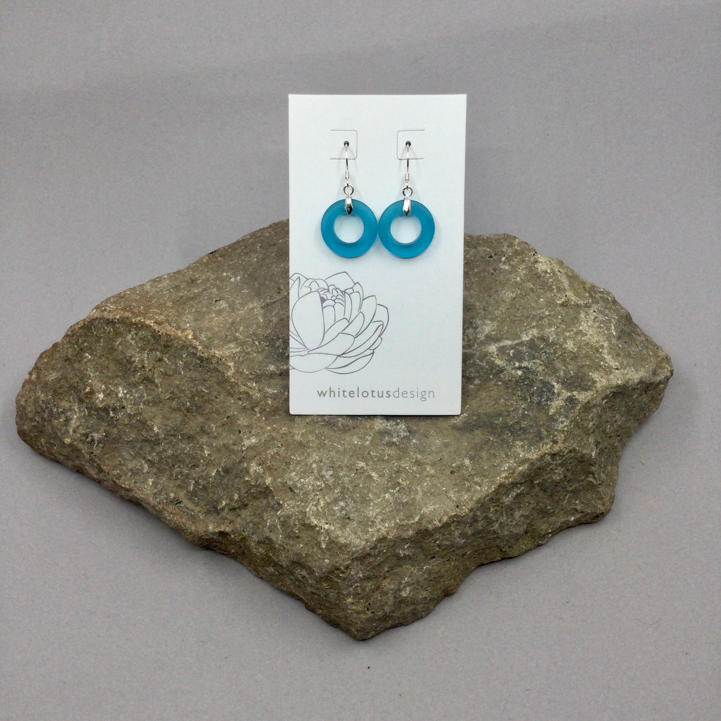 White Lotus Earrings