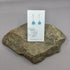 White Lotus Disc Earrings