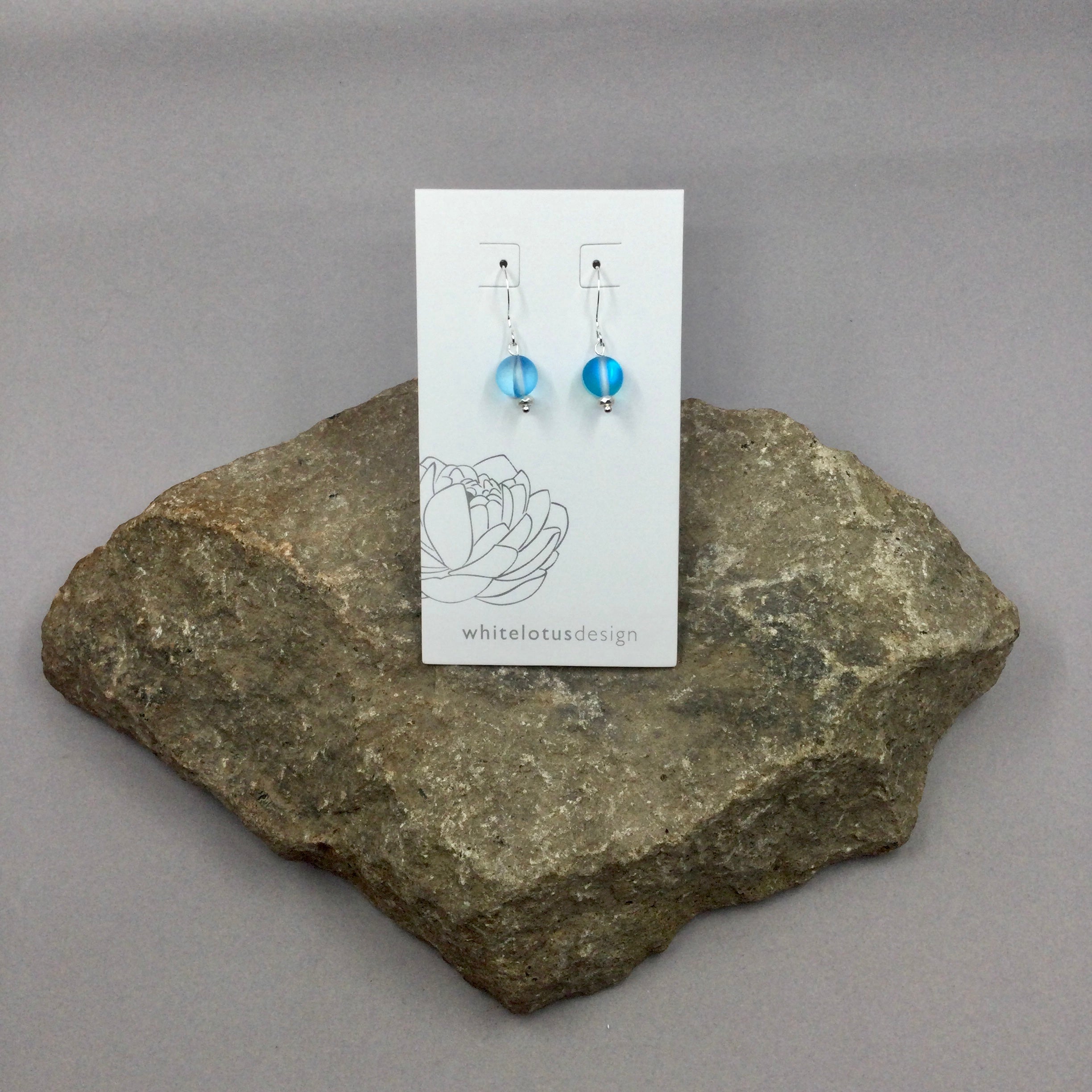 White Lotus Earrings
