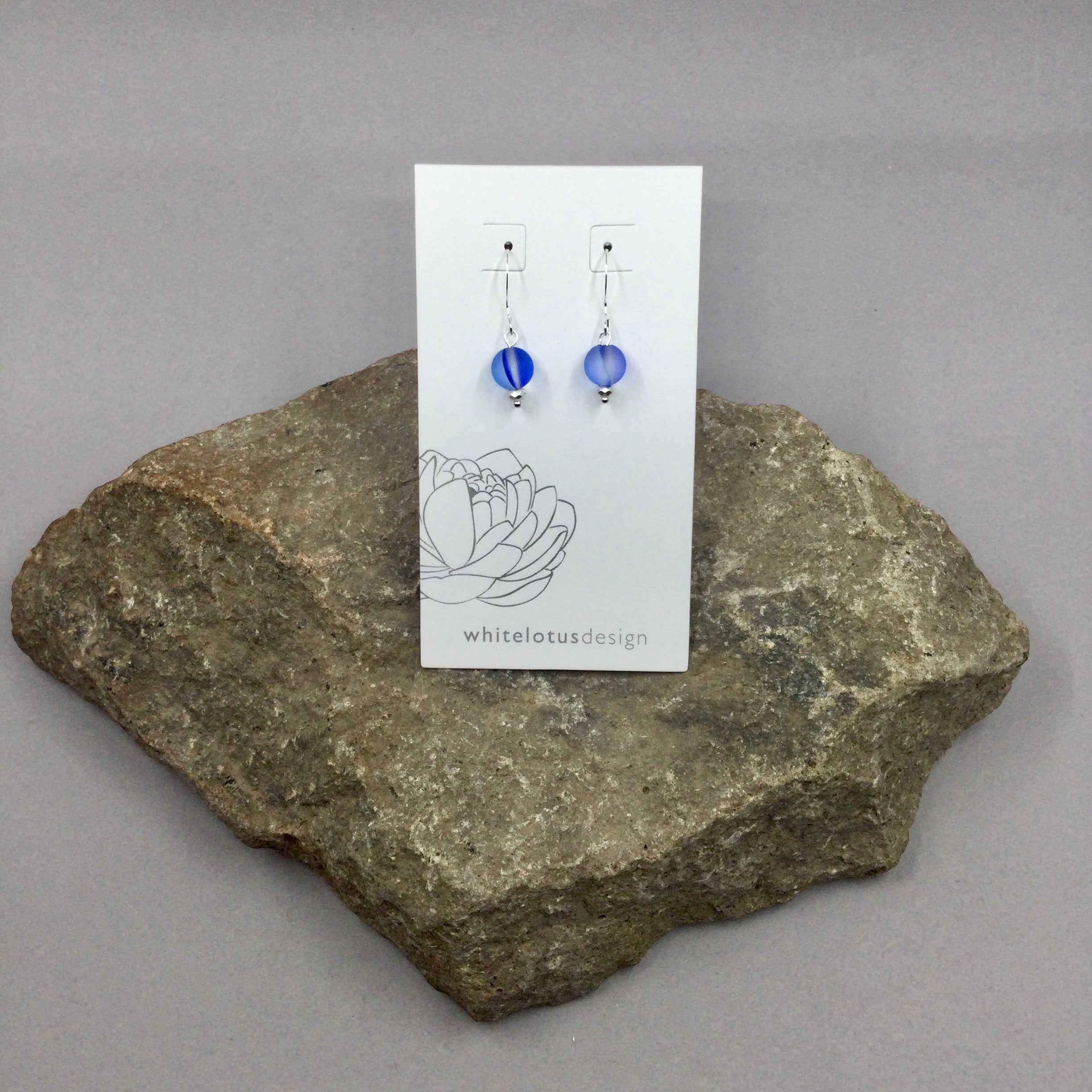 White Lotus Earrings