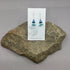 White Lotus Pebble Earring