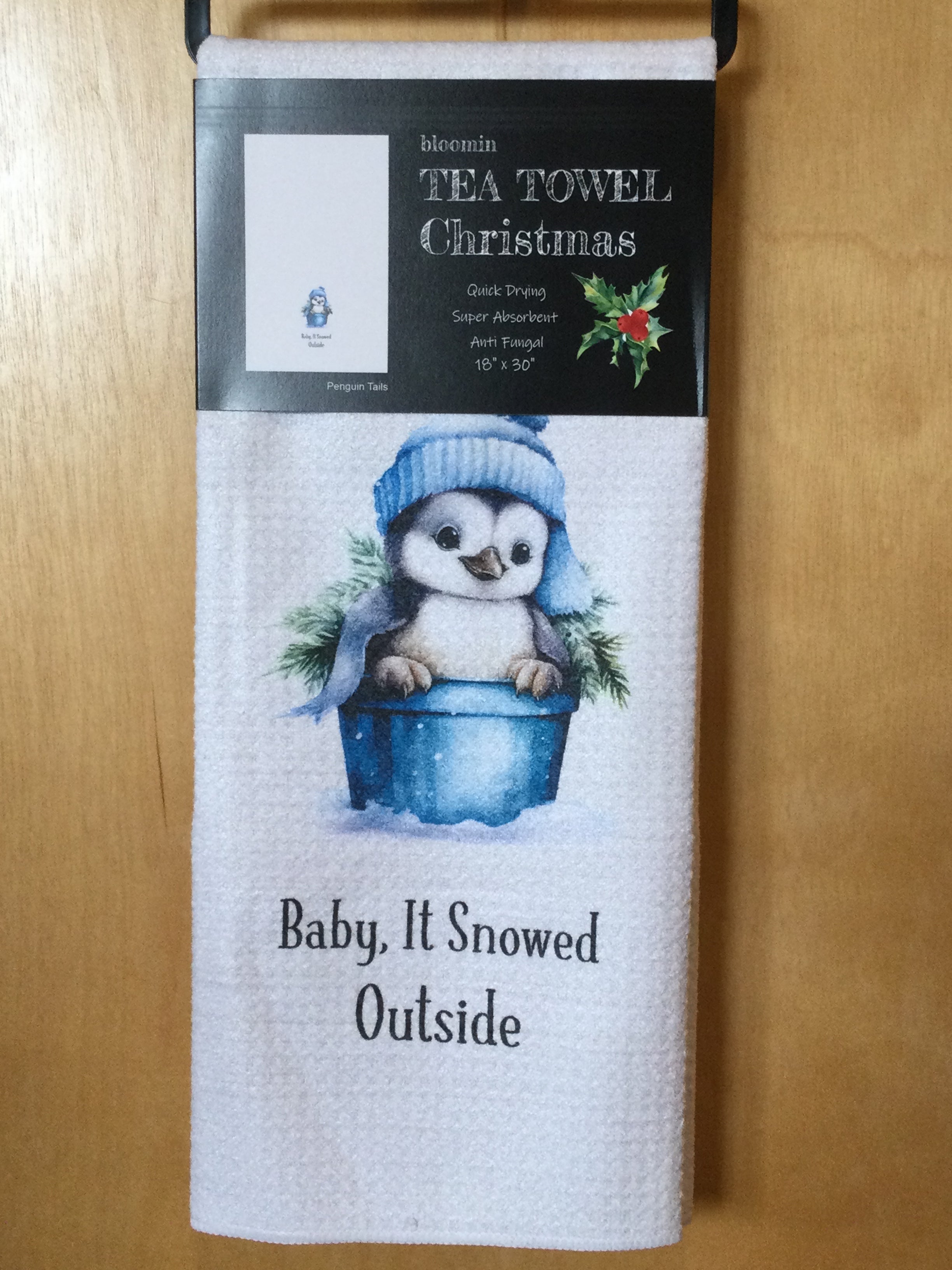 Bloomin Christmas Tea Towel