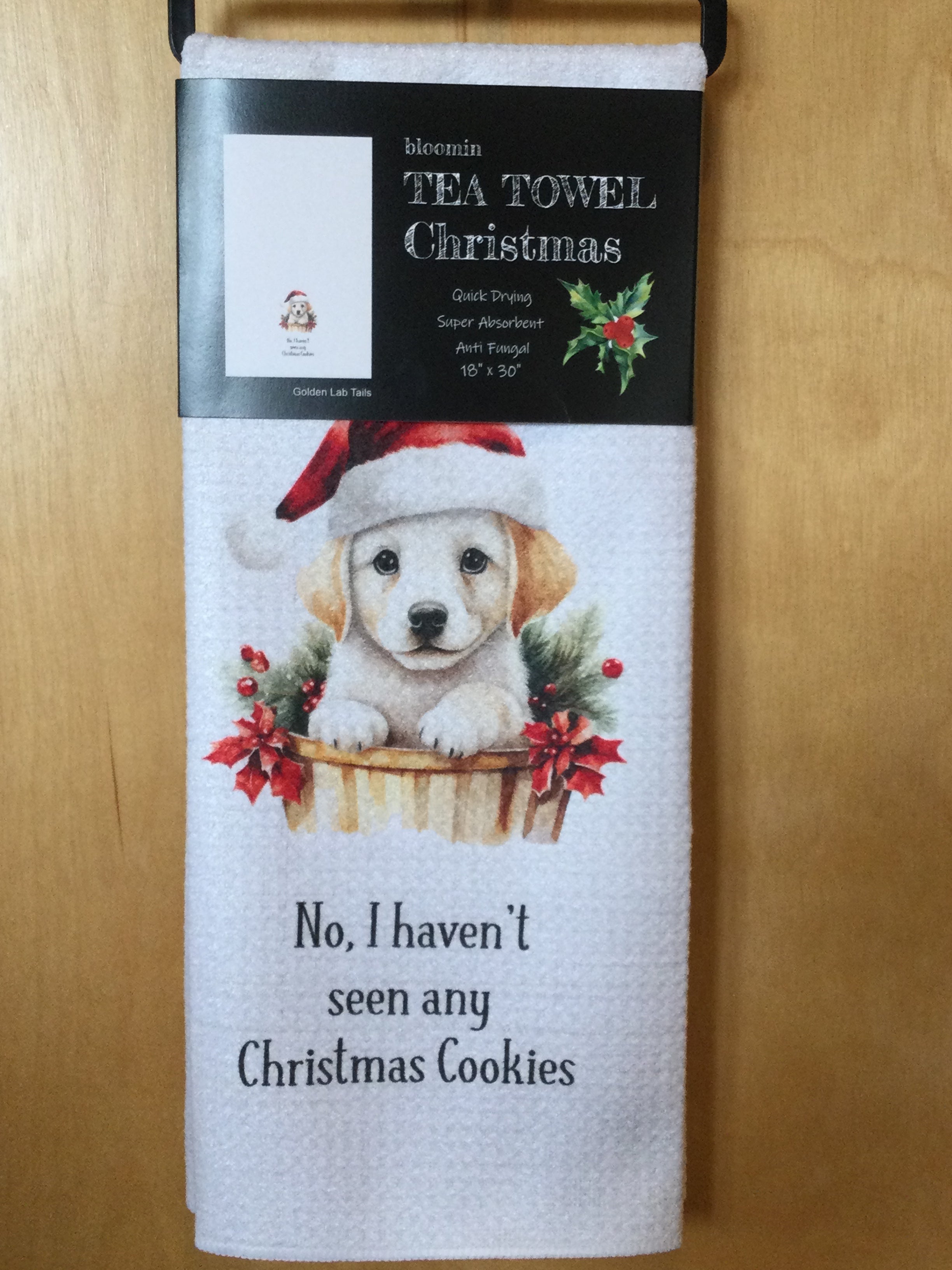 Bloomin Christmas Tea Towel