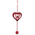 Iron Bell Chimes - Balloon Heart - Red