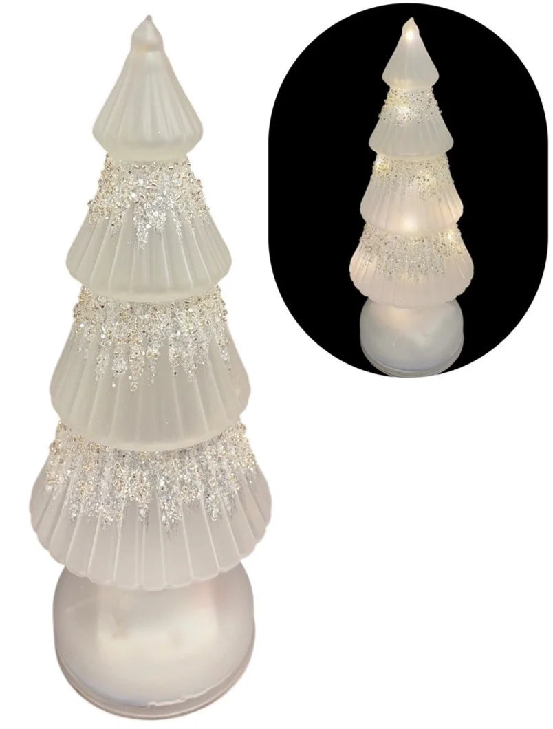 LED White Tree Decor