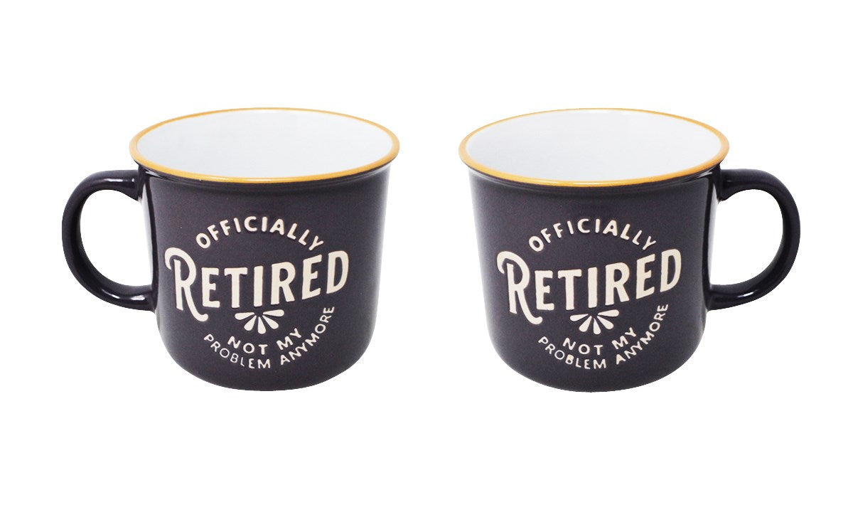 Coffee Mug with Sayings - Retired