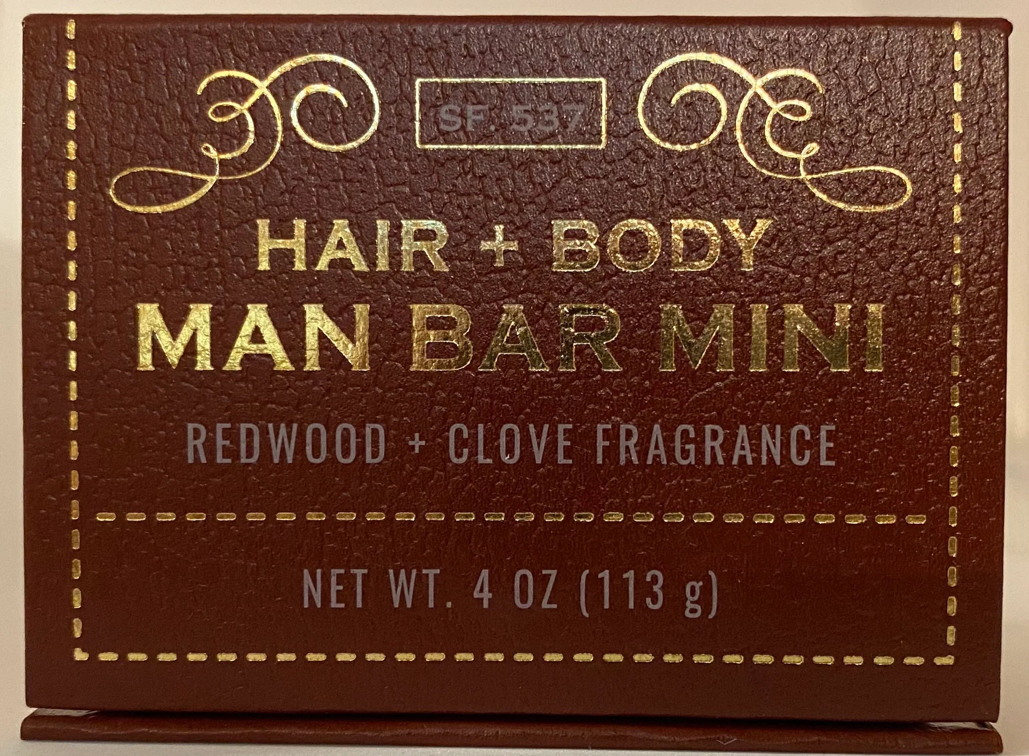 Man Bar Mini Hair + Body Soap Bar