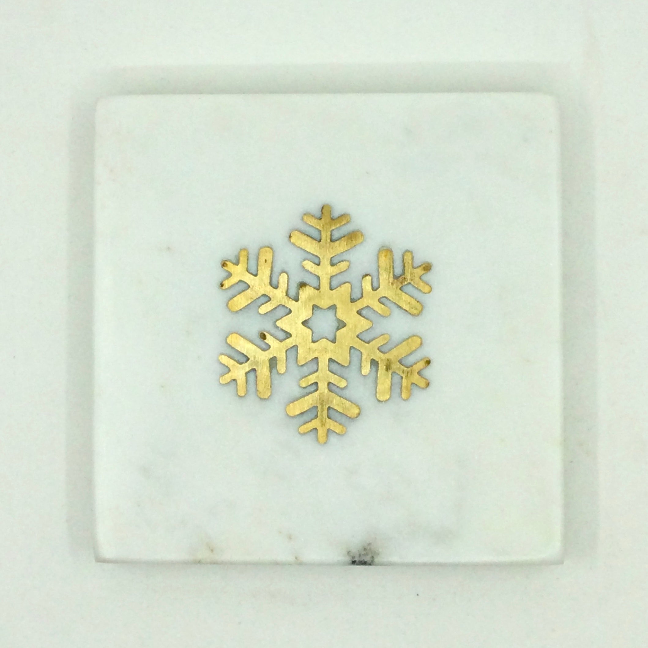 Stone Snowflake Coaster