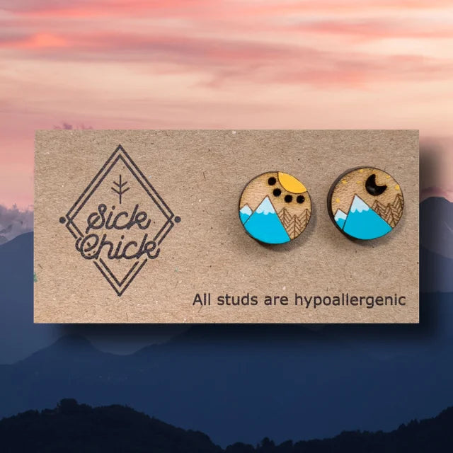 Sick Chick Wooden Studs