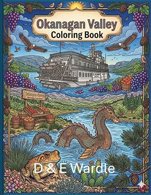 Okanagan Valley Colouring Book