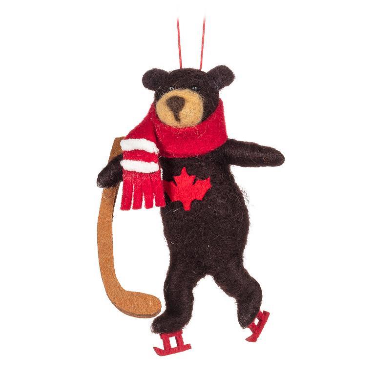 Canadian Hockey Ornaments