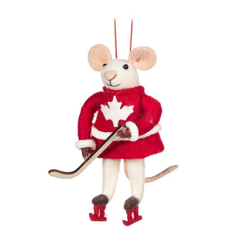 Canadian Hockey Ornaments