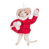 Snowball Throwing Mouse Ornament