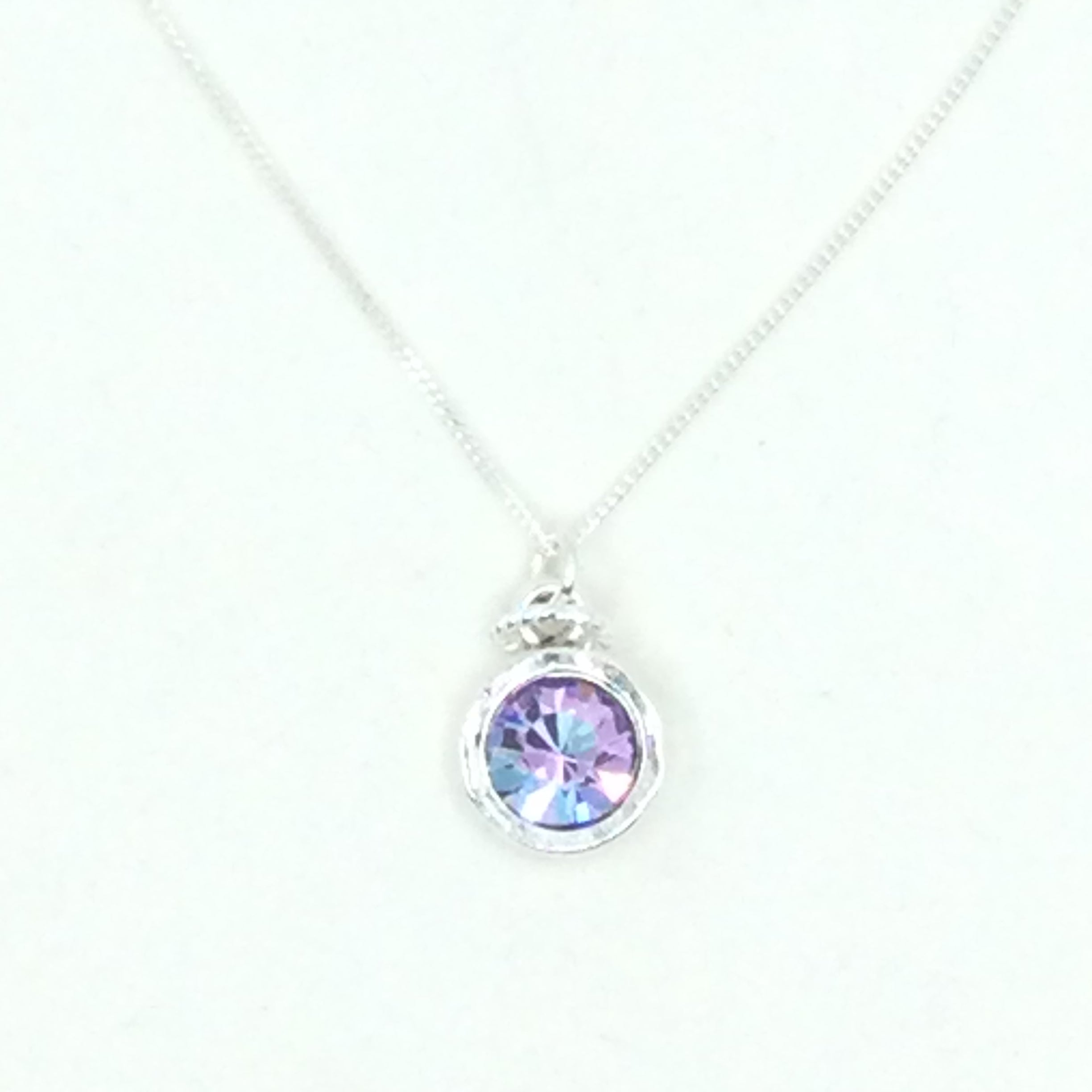 Petunia Crystal Necklace