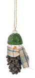 Pinecone Snowman ornaments