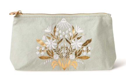 Fringe Medium Pouch - Meadow Flower