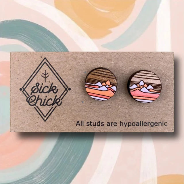 Sick Chick Wooden Studs