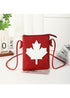 Canadian Flag Laser Cut Crossbody Cell Phone Bag