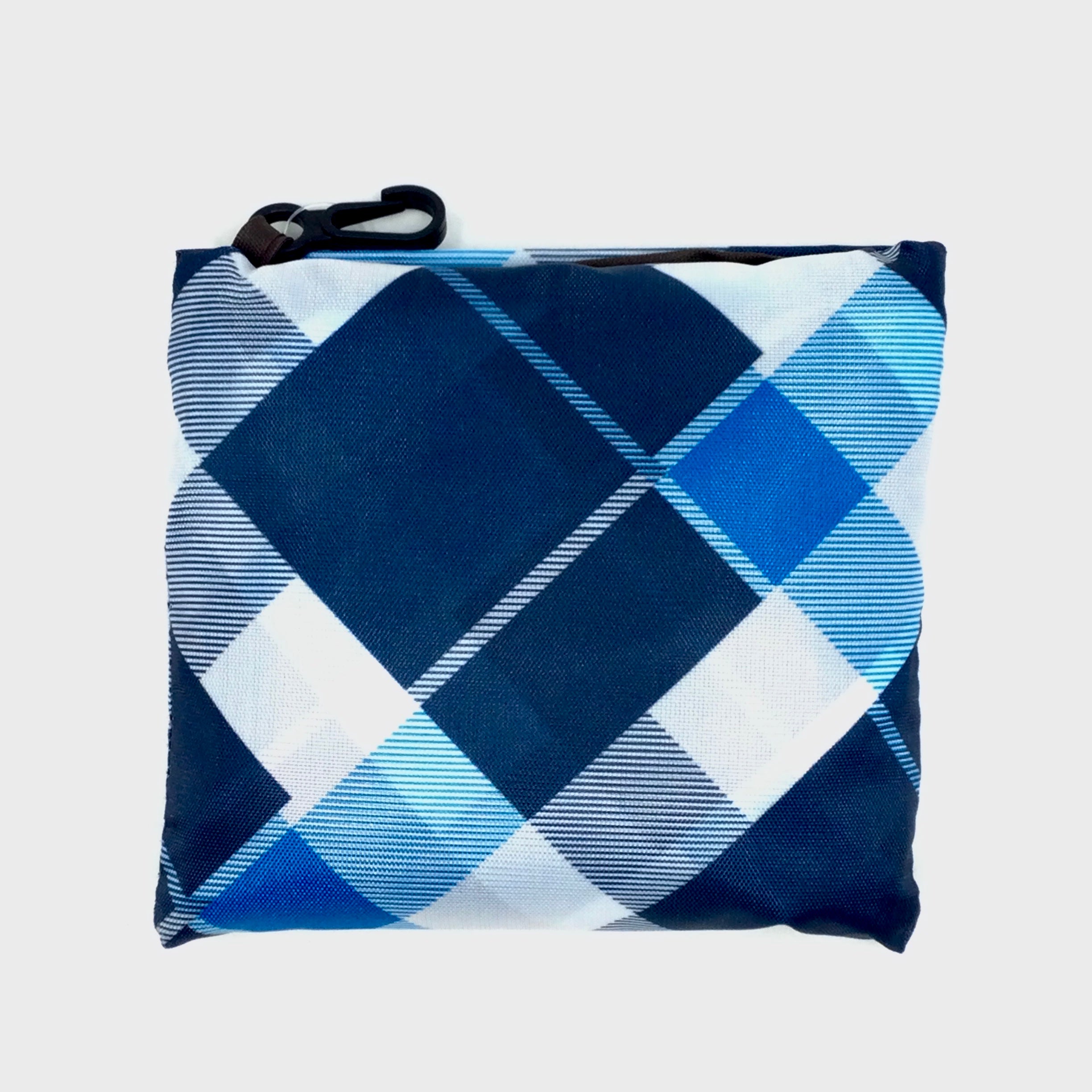 Patterned Reusable Shopping Bag - Plaid