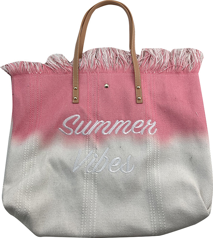 Pink Beach Bag - Summer Vibes