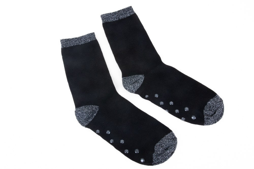 Socks with Glittery Tips