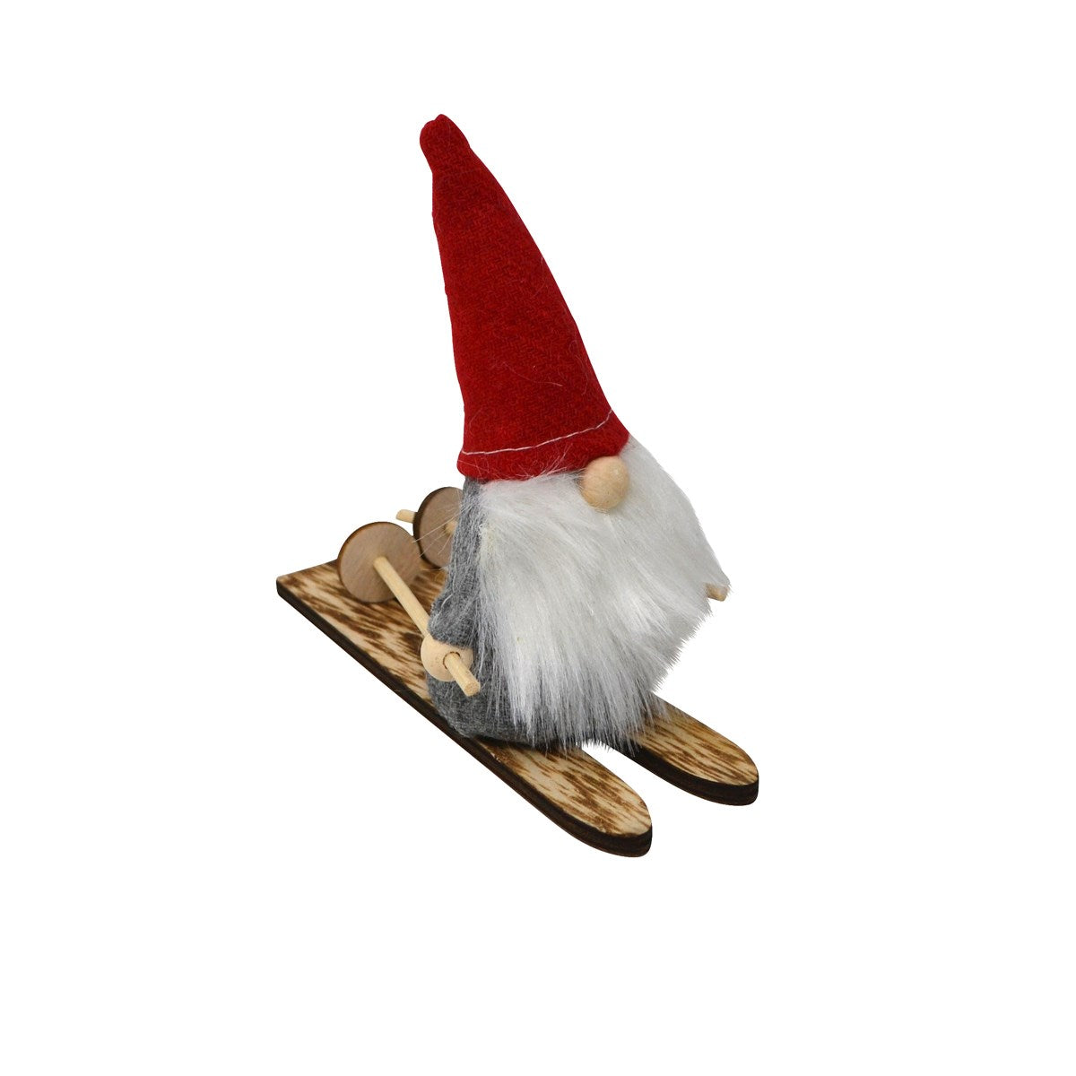 Skiing Santa Gnome