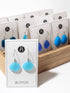 Cultured Sea Glass Statement Earrings by BEL Jewelry