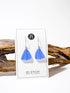 Cultured Sea Glass Statement Earrings by BEL Jewelry