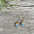 Sick Chick Dangling Wood Earrings