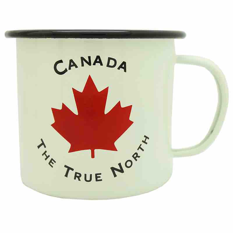 Canadian Maple Leaf Tin Mug