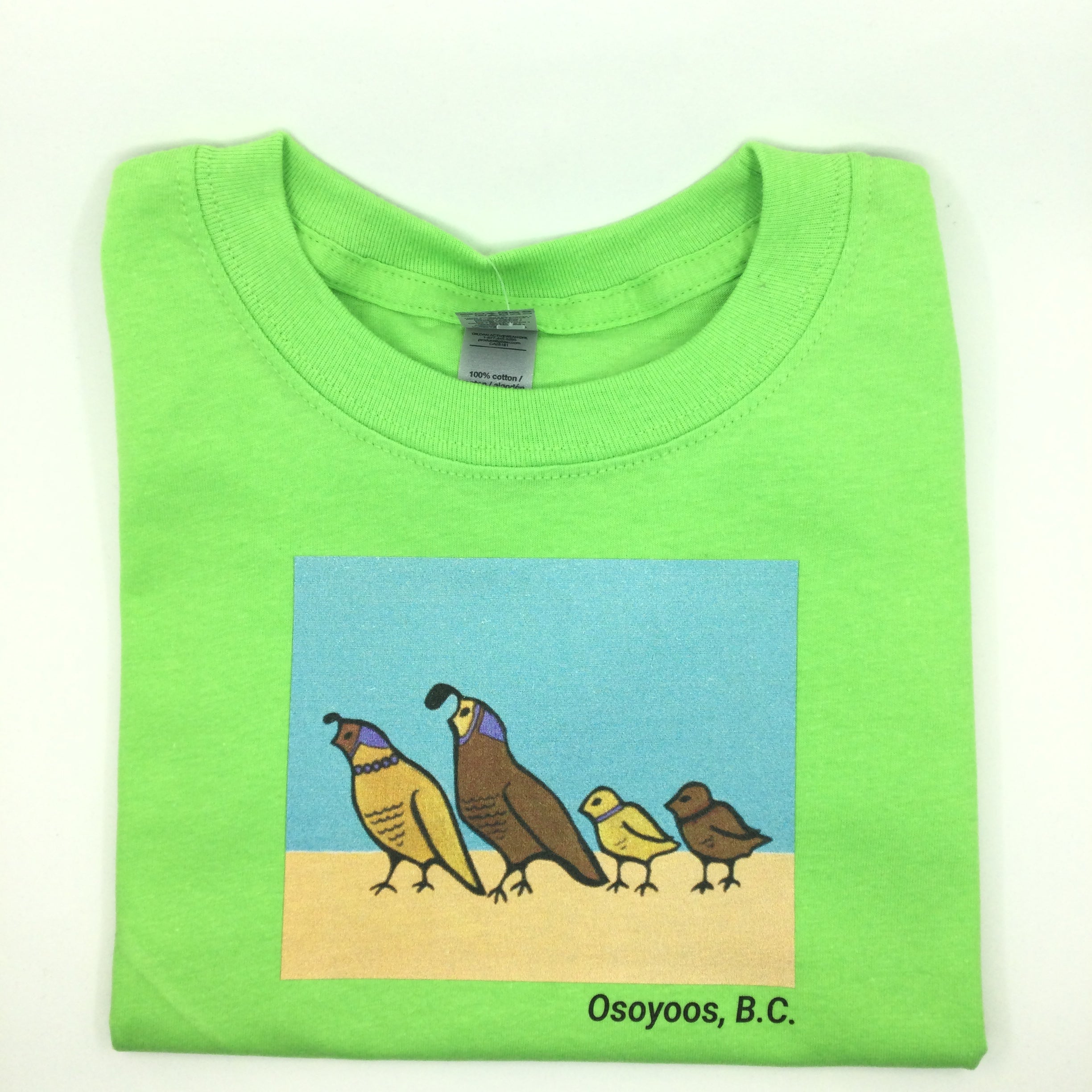 Toddler Tshirt with Quail Family