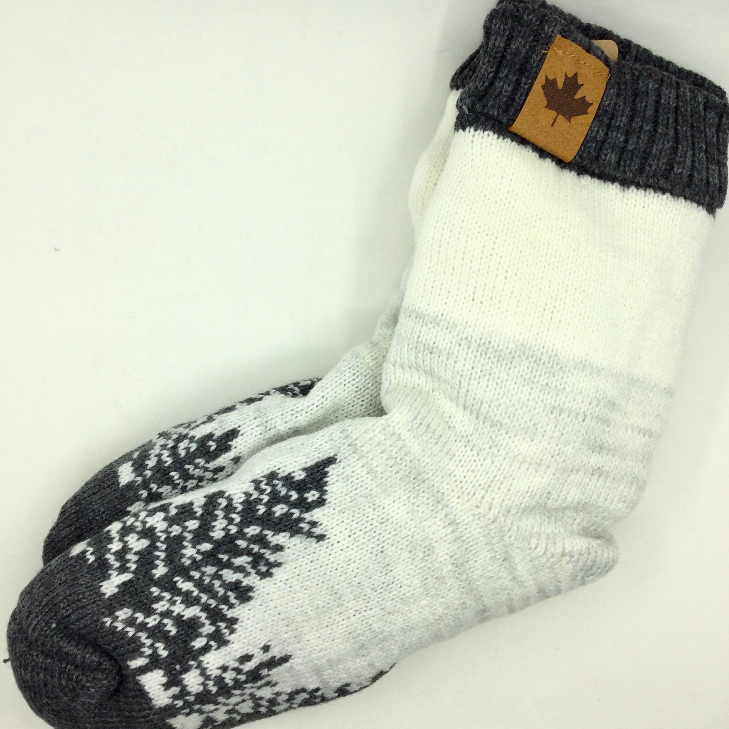 Canada Collection Knitted Sock - Tree Design