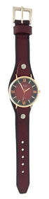 Ladies' Large Watches - Maroon