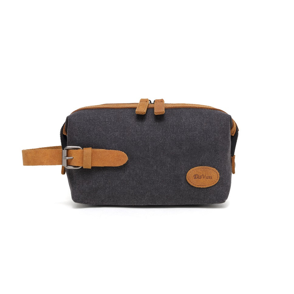Toiletry Bag - Waxed Canvas