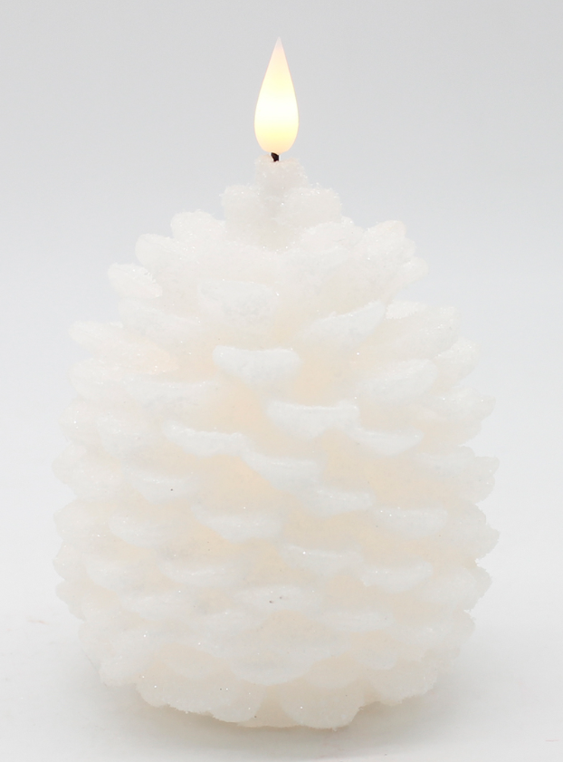Large LED Cone Candle