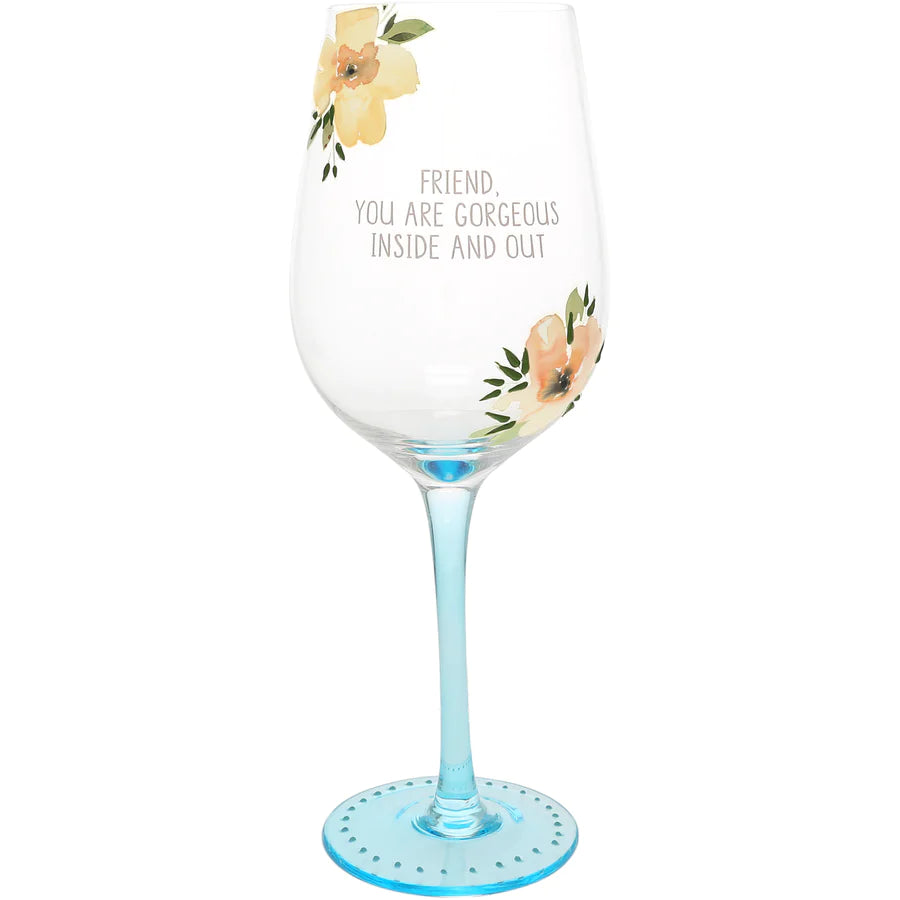 Graceful Love Wine Glass