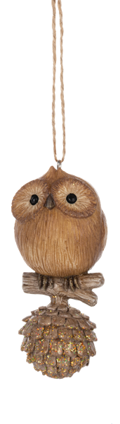 Woodland Owl Ornament