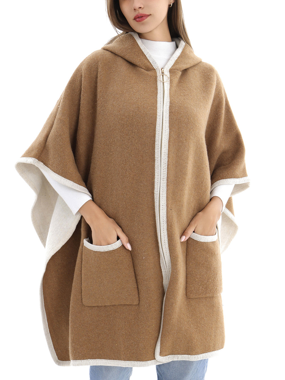Zippered Poncho