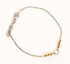 Elsie & Zoey Anklets - Gold Beads Sliver Heart