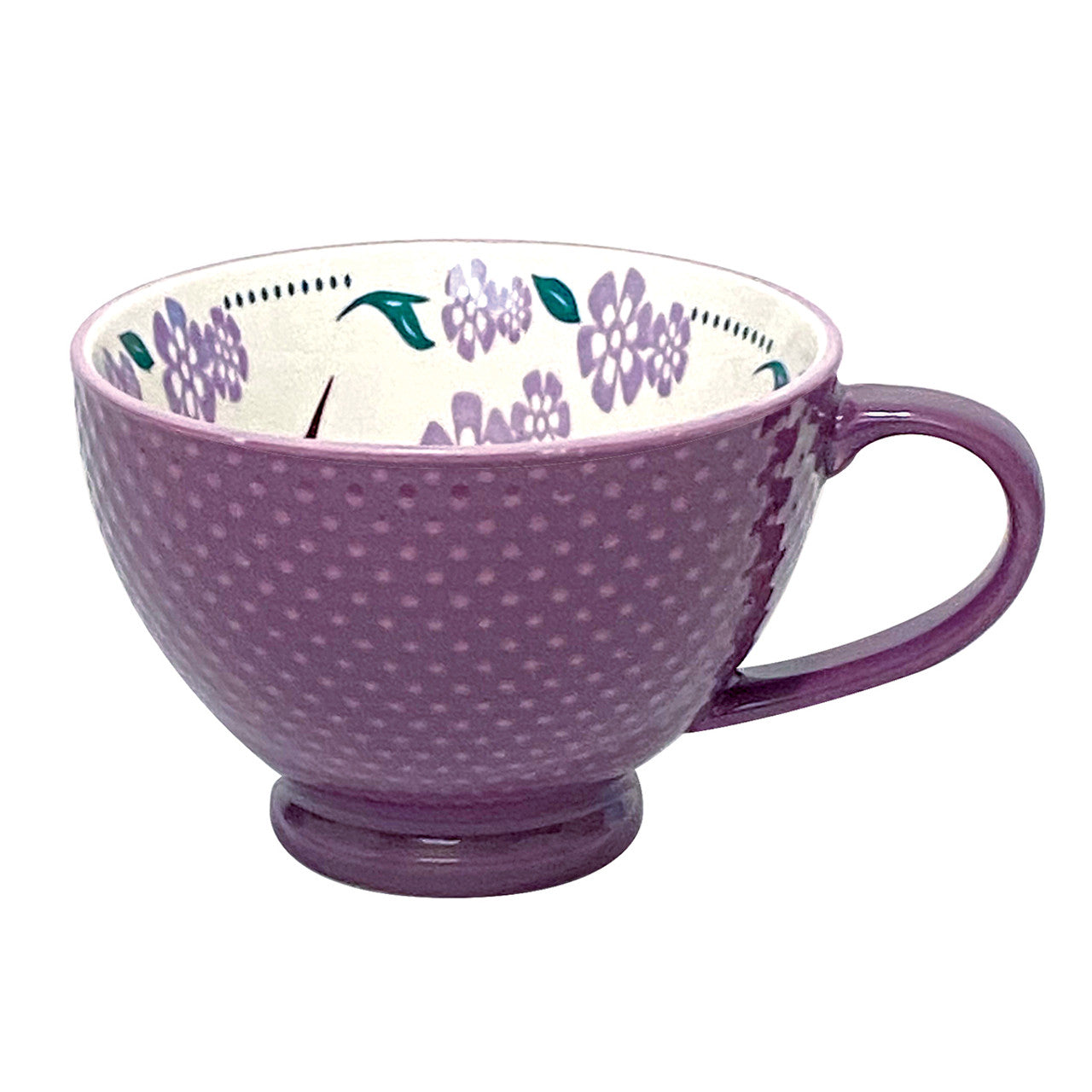 Native Northwest Porcelain Art Mug - Hummingbird Purple