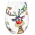 Bug Art Christmas Wine Glass