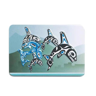 Native Northwest Embossed Metal Magnet