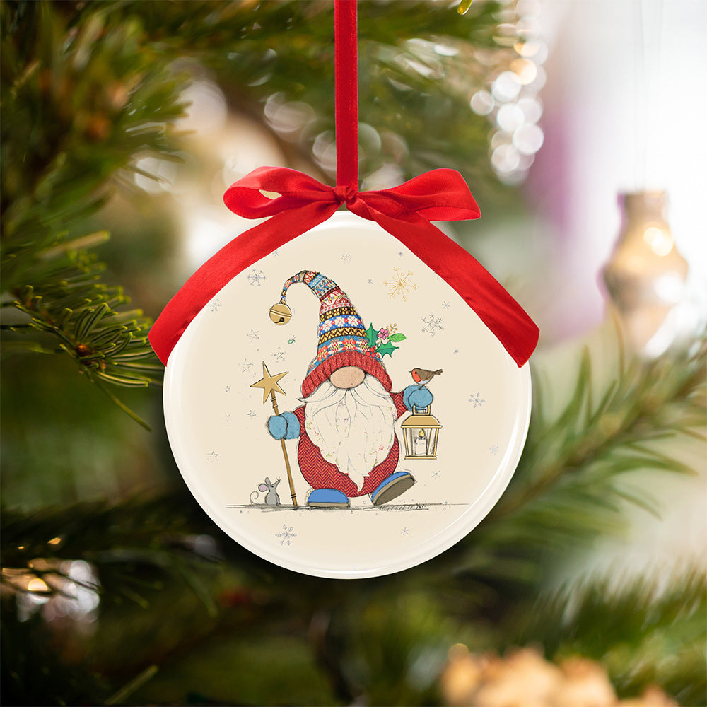 Bug Art Christmas Ornament