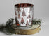 Votive Candle Holder - Small - Red Trees