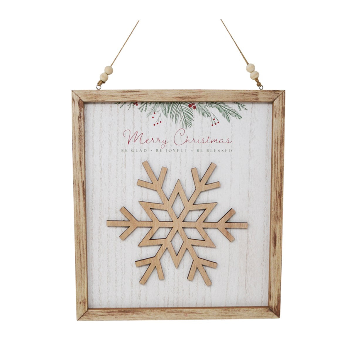 Christmas Snowflake Sign