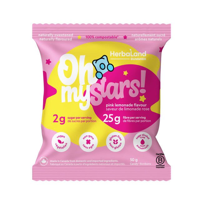 HerbaLand Snack Gummy Candy - Pink Lemonade