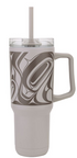 Native Northwest Insulated Tumbler with Straw - Eagle