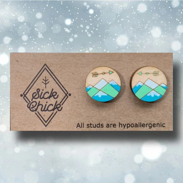 Sick Chick Wooden Studs