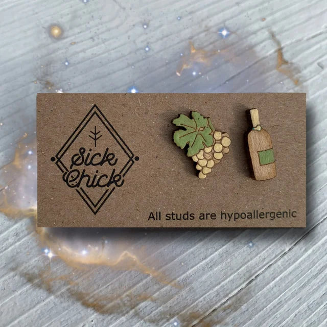 Sick Chick Wooden Studs