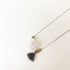 Natural Stone and Mini Tassle Necklace